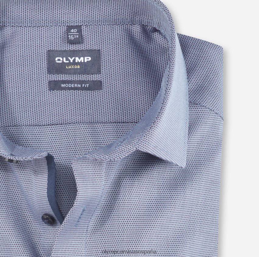 ropa OLYMP luxor modern fit, camisa business, global kent, azul 8N2F1243