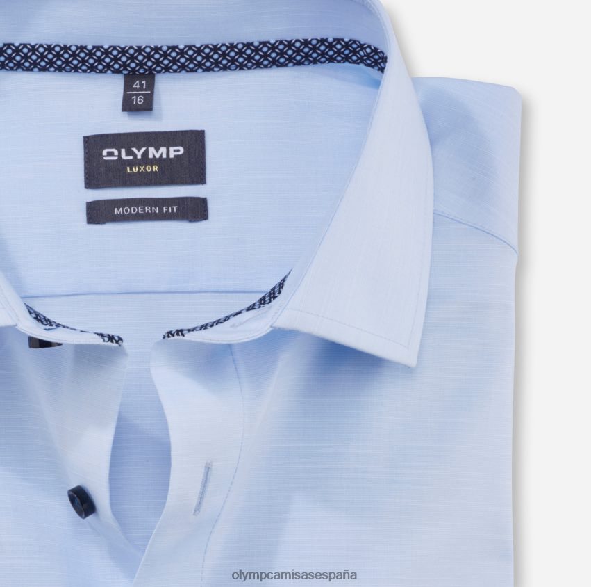 ropa OLYMP luxor modern fit, camisa business, global kent, azul 8N2F1267