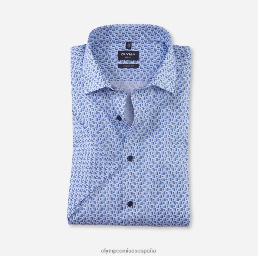 ropa OLYMP luxor modern fit, camisa business, global kent, azul 8N2F1271