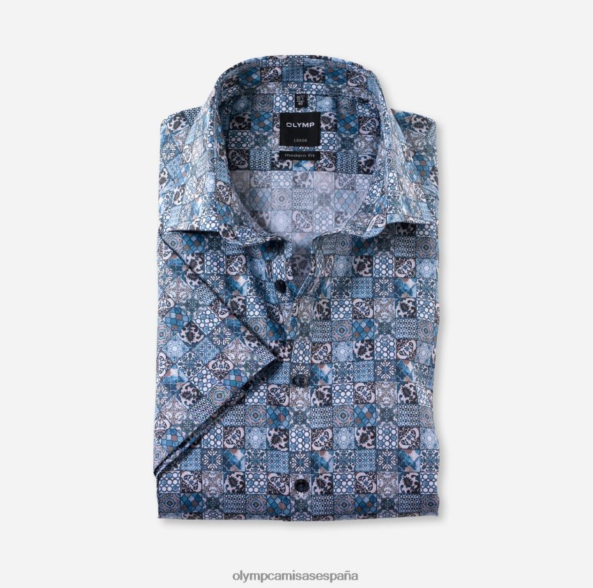 ropa OLYMP luxor modern fit, camisa business, global kent, azul 8N2F1361
