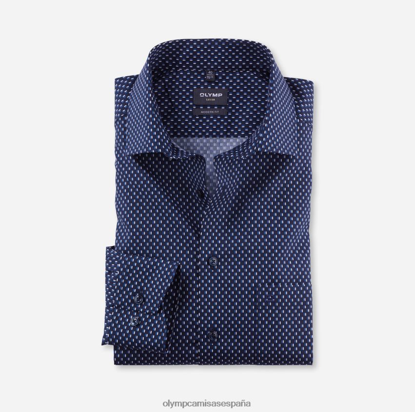 ropa OLYMP luxor modern fit, camisa business, manga extra corta, global kent, royal 8N2F1461