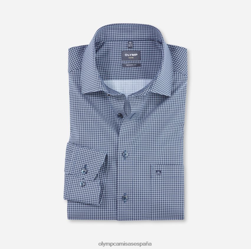 ropa OLYMP luxor modern fit, camisa de negocios, global kent, marina 8N2F1090