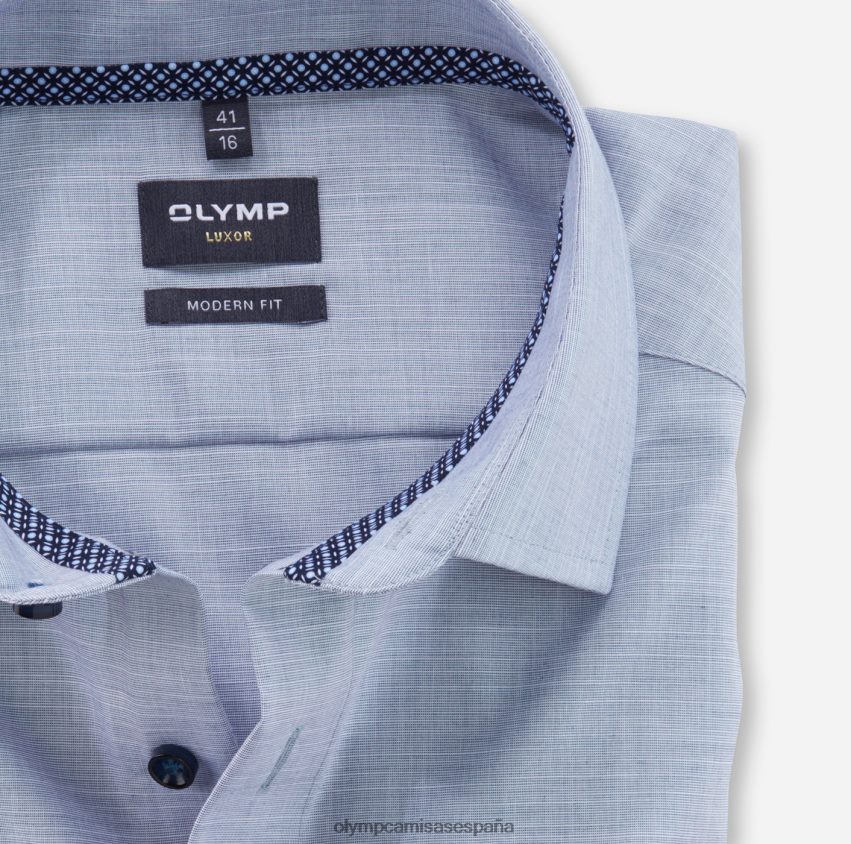 ropa OLYMP luxor modern fit, camisa de negocios, global kent, marina 8N2F1240