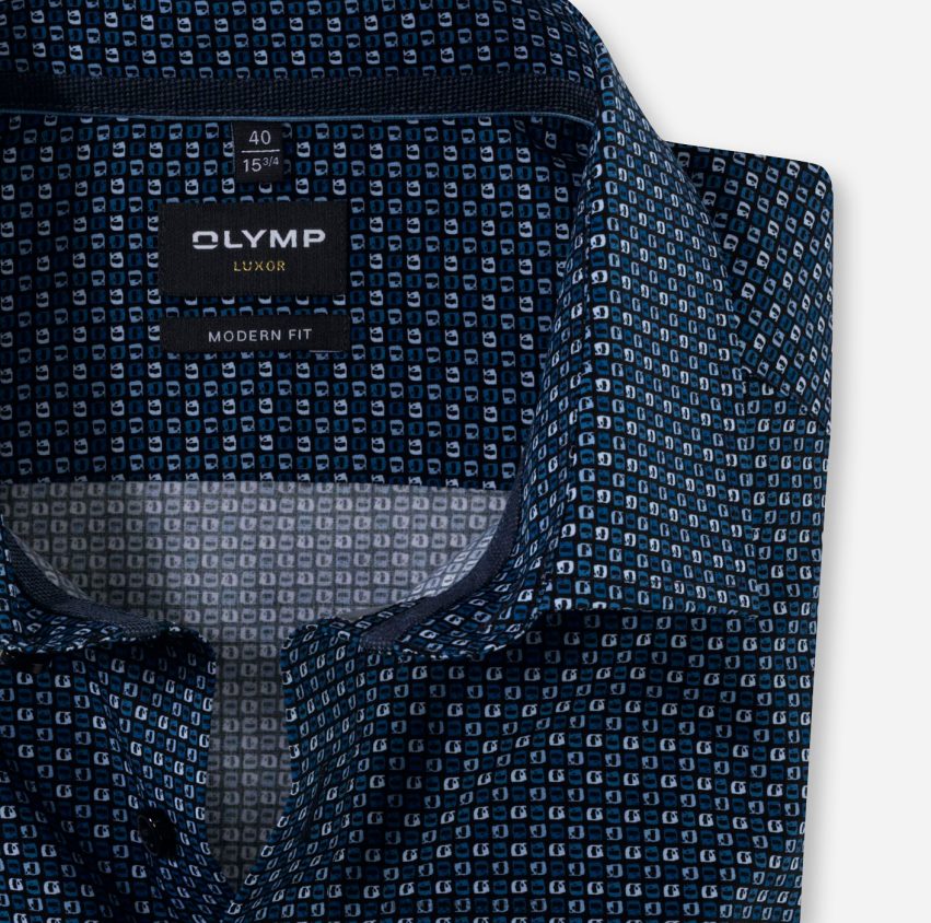 ropa OLYMP luxor modern fit, camisa de negocios, global kent, marina 8N2F1276