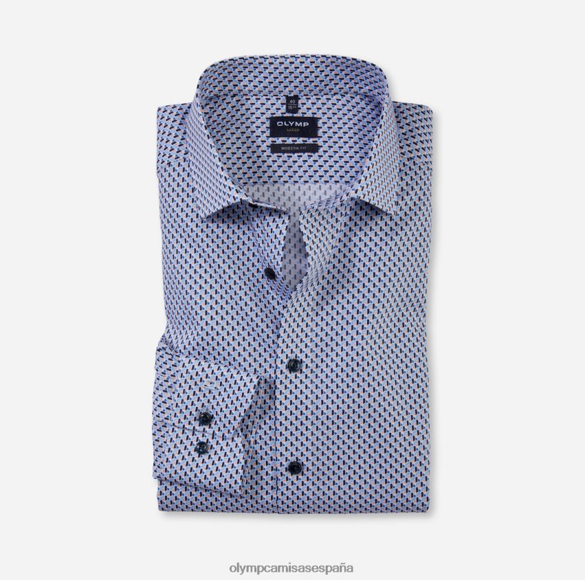 ropa OLYMP luxor modern fit, camisa de negocios, global kent, naranja 8N2F1192