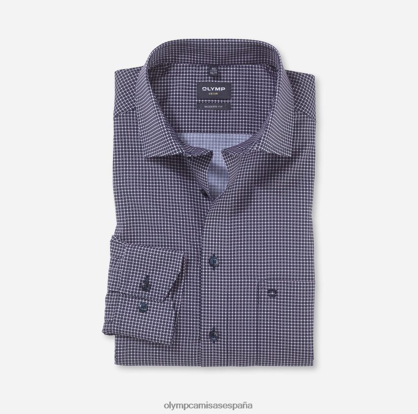 ropa OLYMP luxor modern fit, camisa de negocios, global kent, rosa 8N2F1105