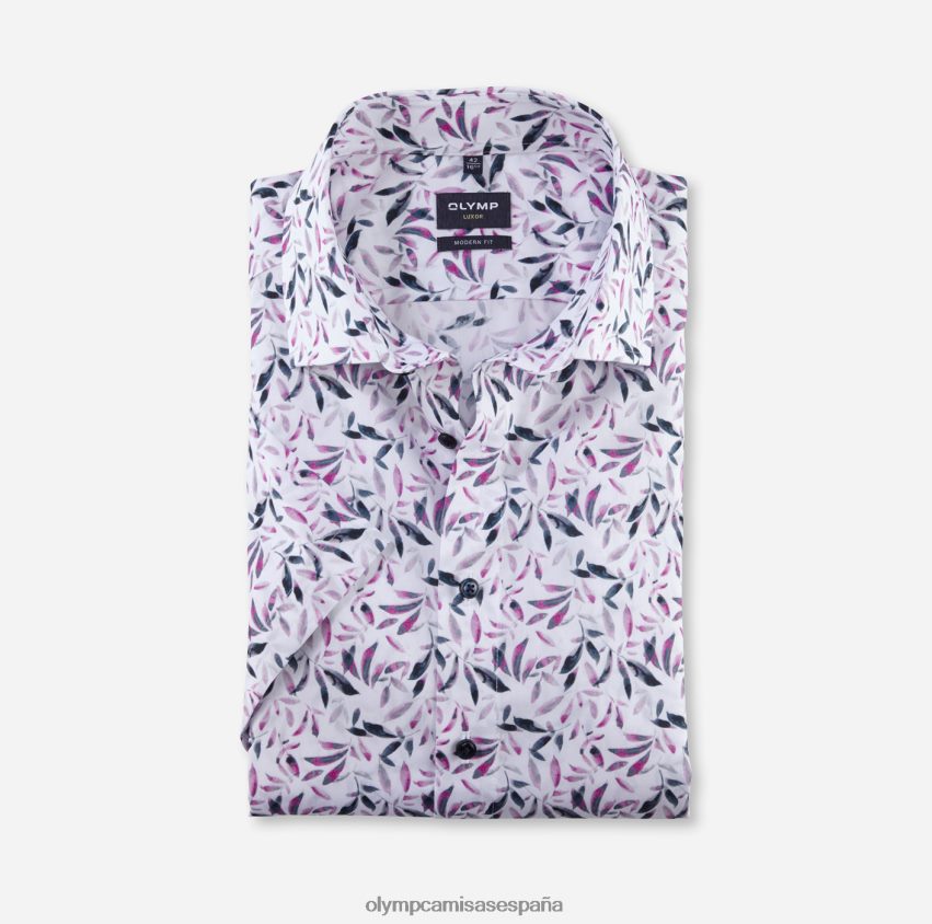 ropa OLYMP luxor modern fit, camisa de negocios, global kent, rosa 8N2F1202