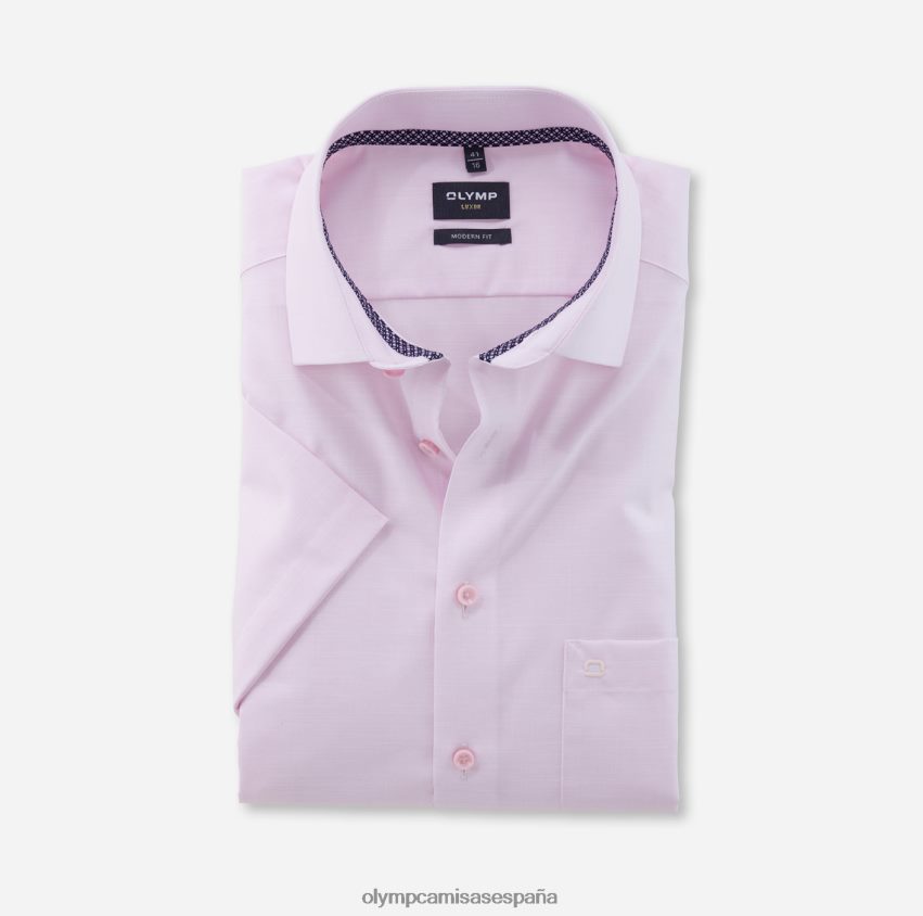 ropa OLYMP luxor modern fit, camisa de negocios, global kent, rosa 8N2F1270