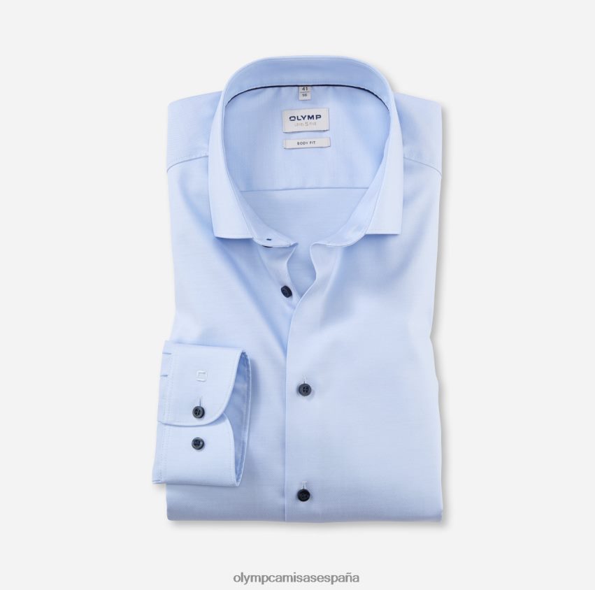 ropa OLYMP ajuste corporal de nivel cinco, camisa de negocios, kent moderno, ozono 8N2F445