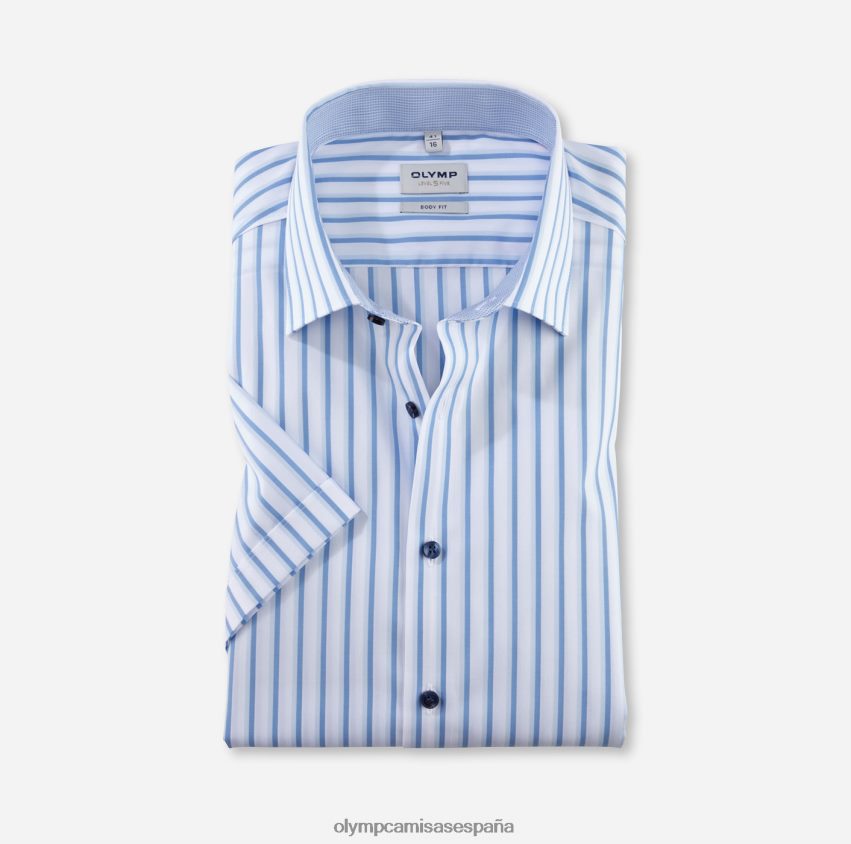 ropa OLYMP ajuste corporal de nivel cinco, camisa de negocios, nueva york kent, azul 8N2F654