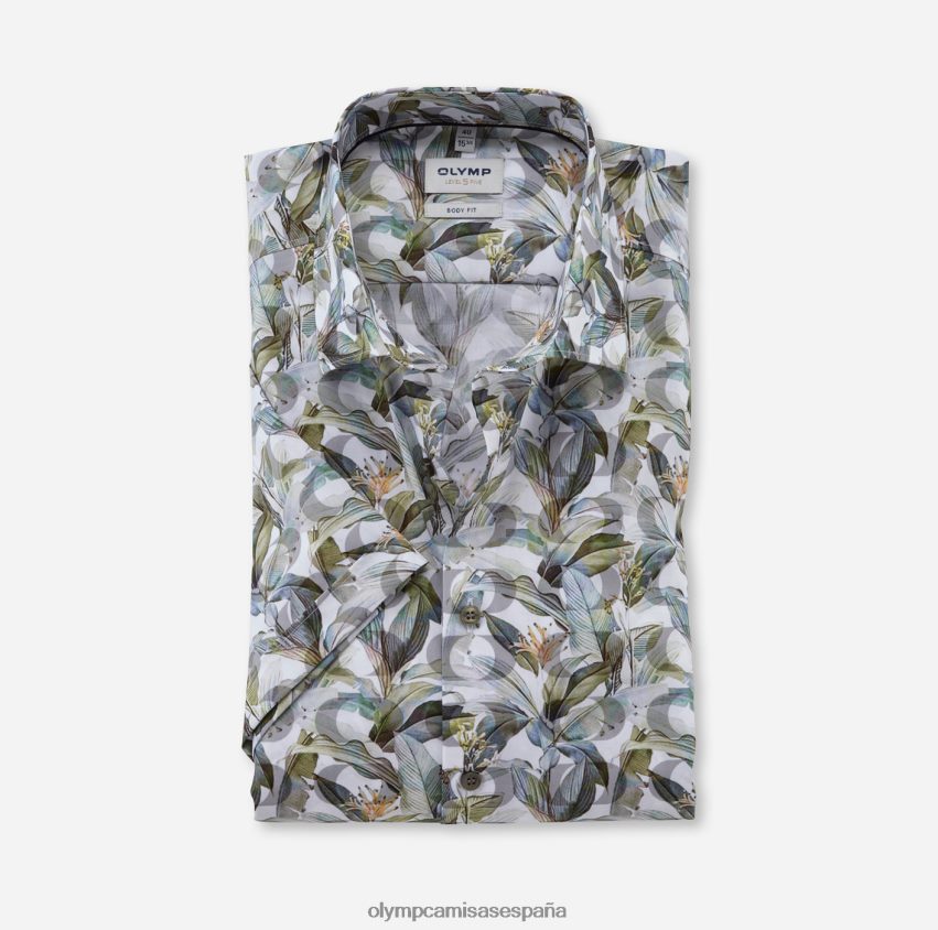 ropa OLYMP ajuste corporal de nivel cinco, camisa de negocios, nueva york kent, latón 8N2F350