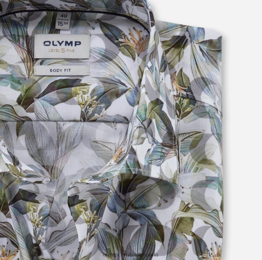 ropa OLYMP ajuste corporal de nivel cinco, camisa de negocios, nueva york kent, latón 8N2F350