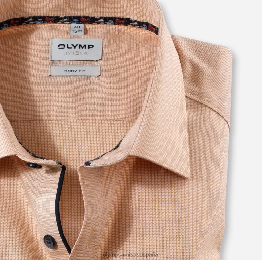 ropa OLYMP ajuste corporal de nivel cinco, camisa de negocios, nueva york kent, maíz 8N2F591