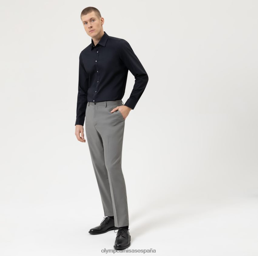 ropa OLYMP ajuste corporal de nivel cinco, camisa de negocios, nueva york kent, negro 8N2F852