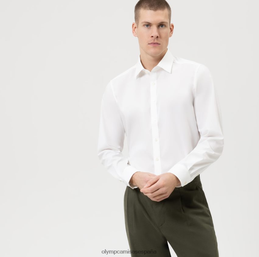 ropa OLYMP ajuste corporal nivel cinco, camisa business, nueva york kent, beige claro 8N2F845