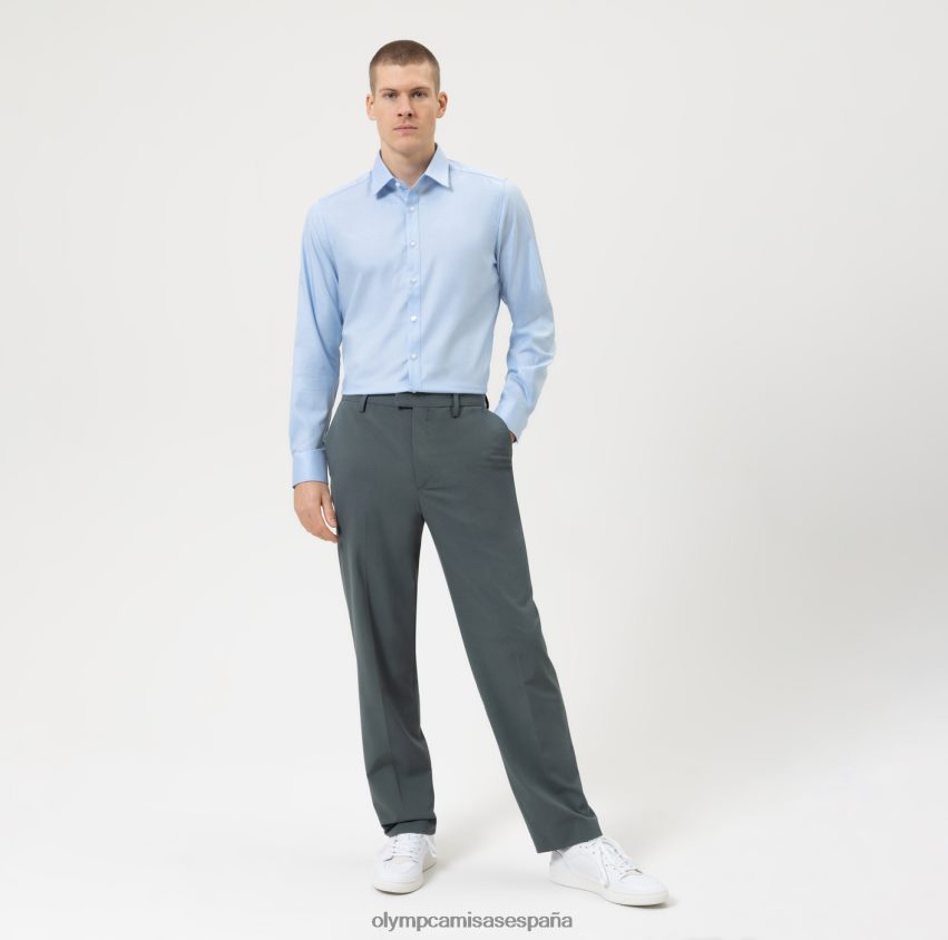 ropa OLYMP ajuste corporal nivel cinco, camisa de negocios, manga larga extra larga, nueva york kent, ozono 8N2F864