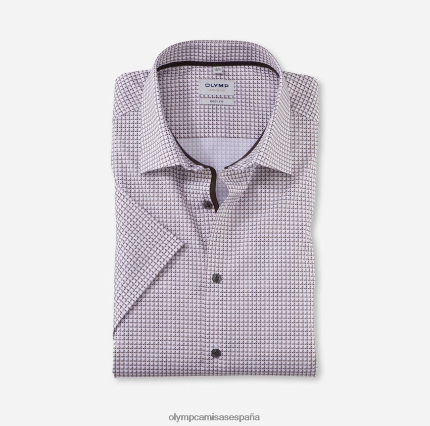 ropa OLYMP ajuste corporal nivel cinco, camisa de negocios, nueva york kent, natural 8N2F348