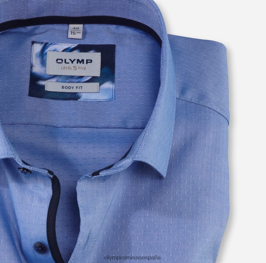 ropa OLYMP ajuste del cuerpo de nivel cinco, camisa de negocios, kent moderno, real 8N2F651