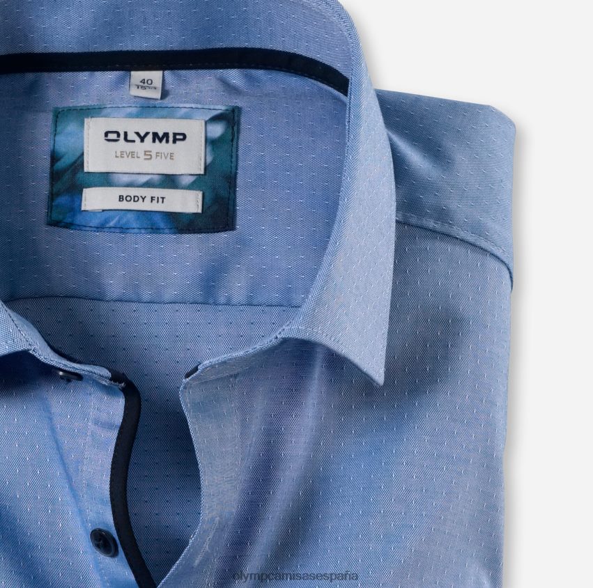ropa OLYMP ajuste del cuerpo de nivel cinco, camisa de negocios, kent moderno, real 8N2F729