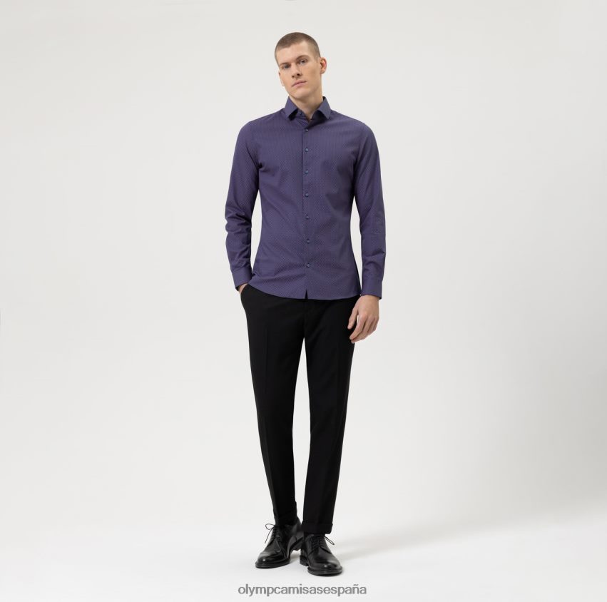 ropa OLYMP nivel cinco 24/7 body fit, camisa business, kent moderno, fucsia 8N2F702