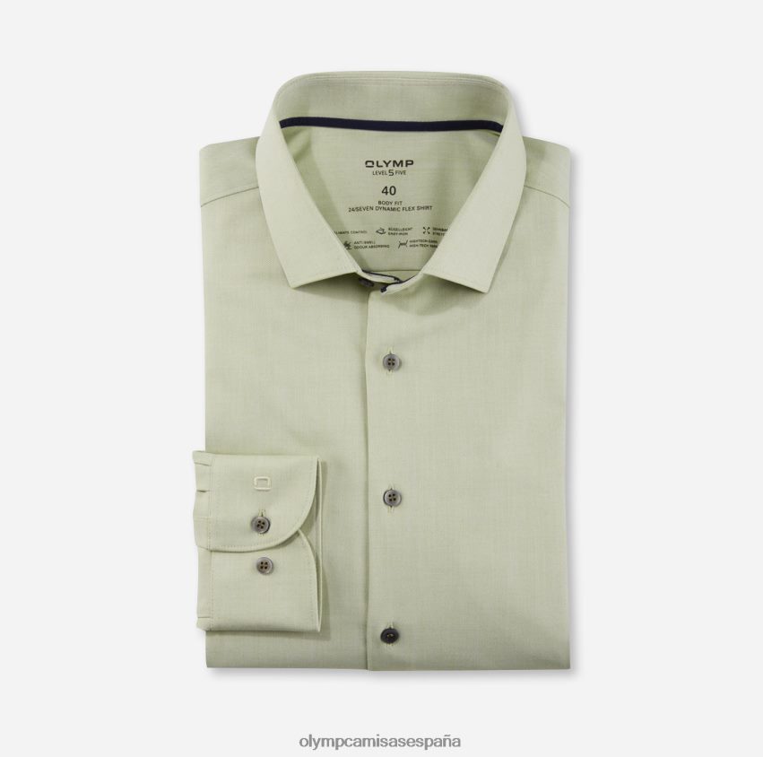 ropa OLYMP nivel cinco 24/7 body fit, camisa business, kent moderno, lima 8N2F630