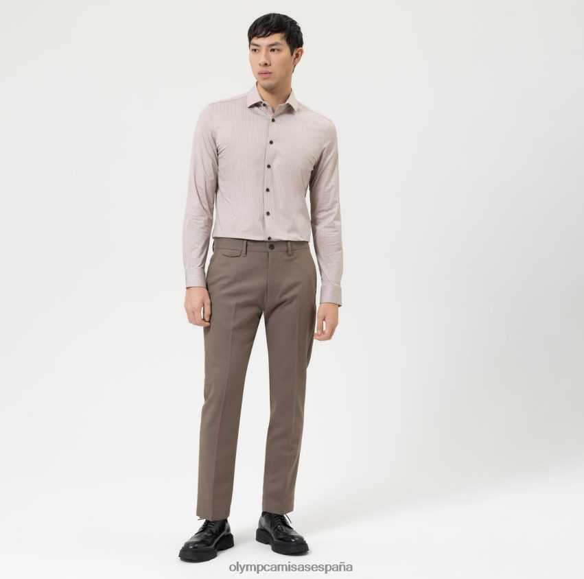 ropa OLYMP nivel cinco 24/7 body fit, camisa business, kent moderno, natural 8N2F600