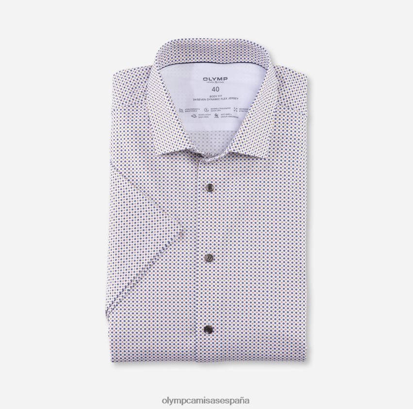 ropa OLYMP nivel cinco 24/7 body fit, camisa business, kent moderno, natural 8N2F629