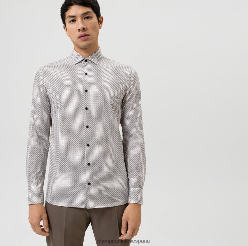ropa OLYMP nivel cinco 24/7 body fit, camisa business, kent moderno, natural 8N2F647