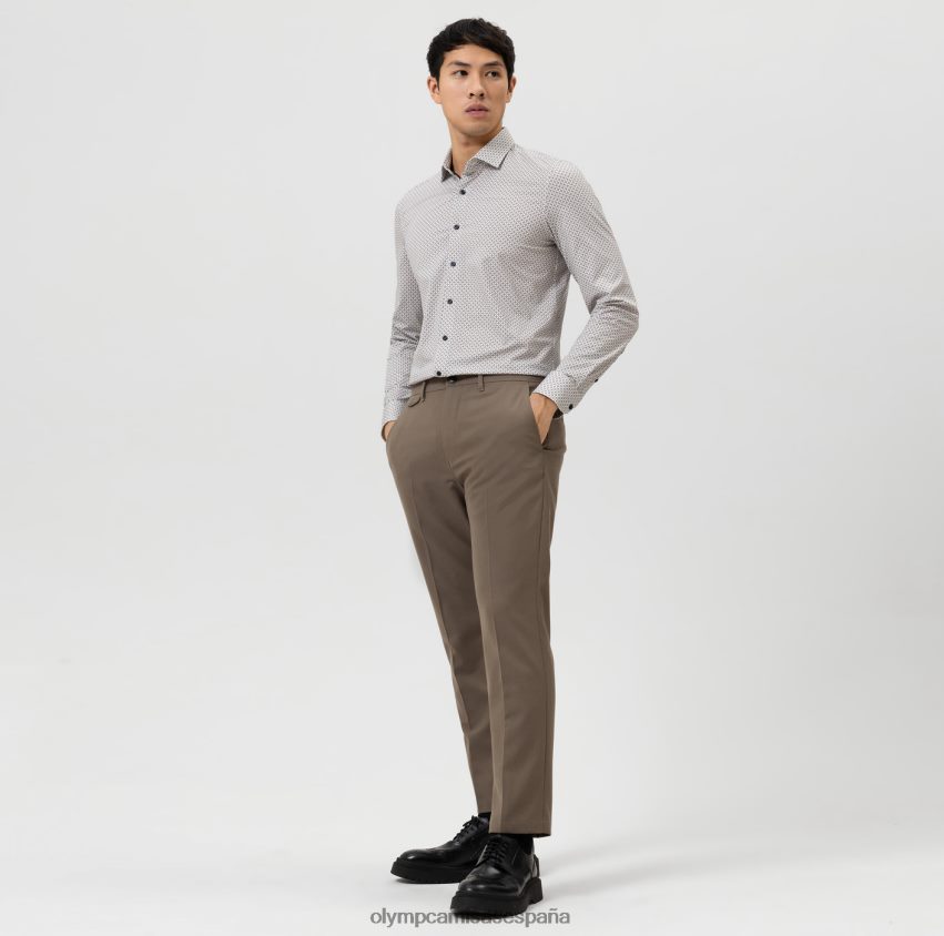 ropa OLYMP nivel cinco 24/7 body fit, camisa business, kent moderno, natural 8N2F647