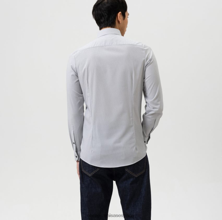 ropa OLYMP nivel cinco 24/7 body fit, camisa business, kent moderno, negro 8N2F781