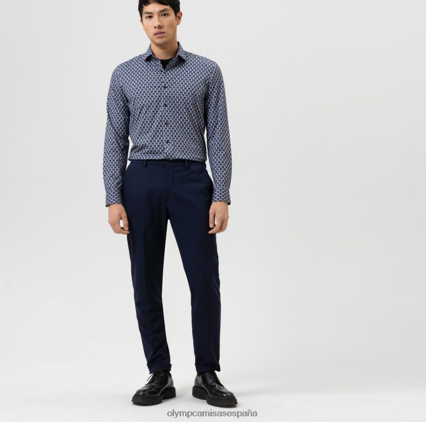 ropa OLYMP nivel cinco 24/7 body fit, camisa business, kent, natural 8N2F638