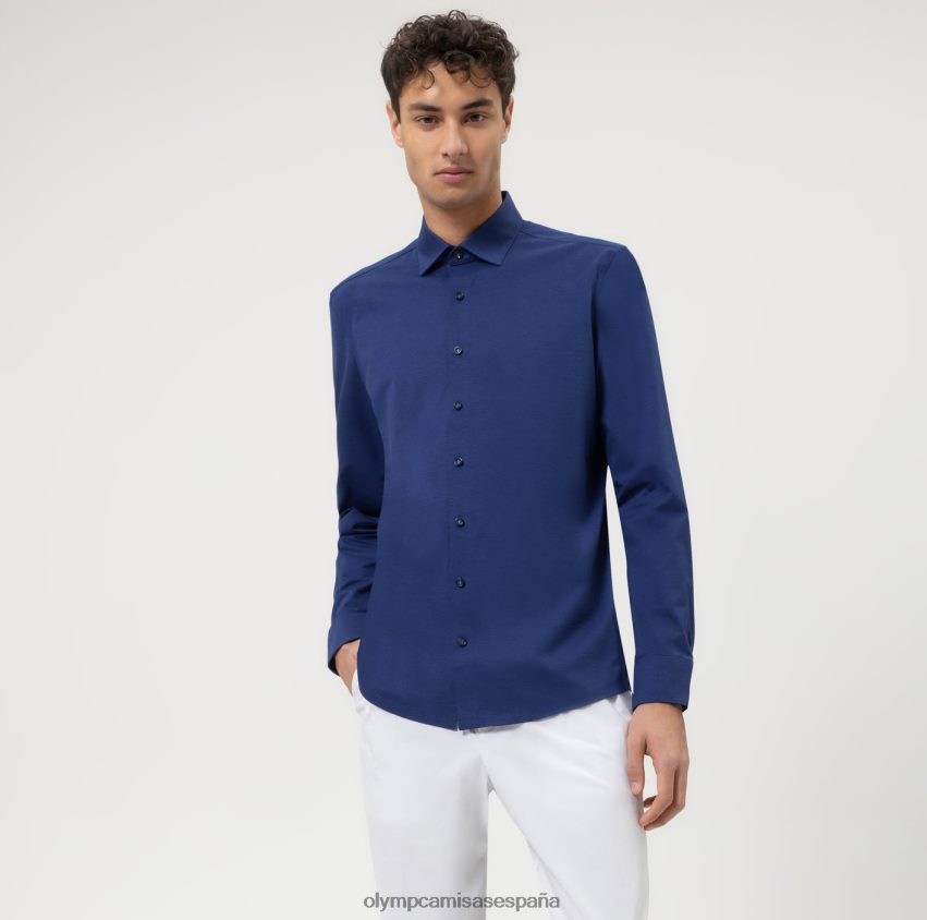 ropa OLYMP nivel cinco 24/7 body fit, camisa de negocios, nueva york kent, royal 8N2F375