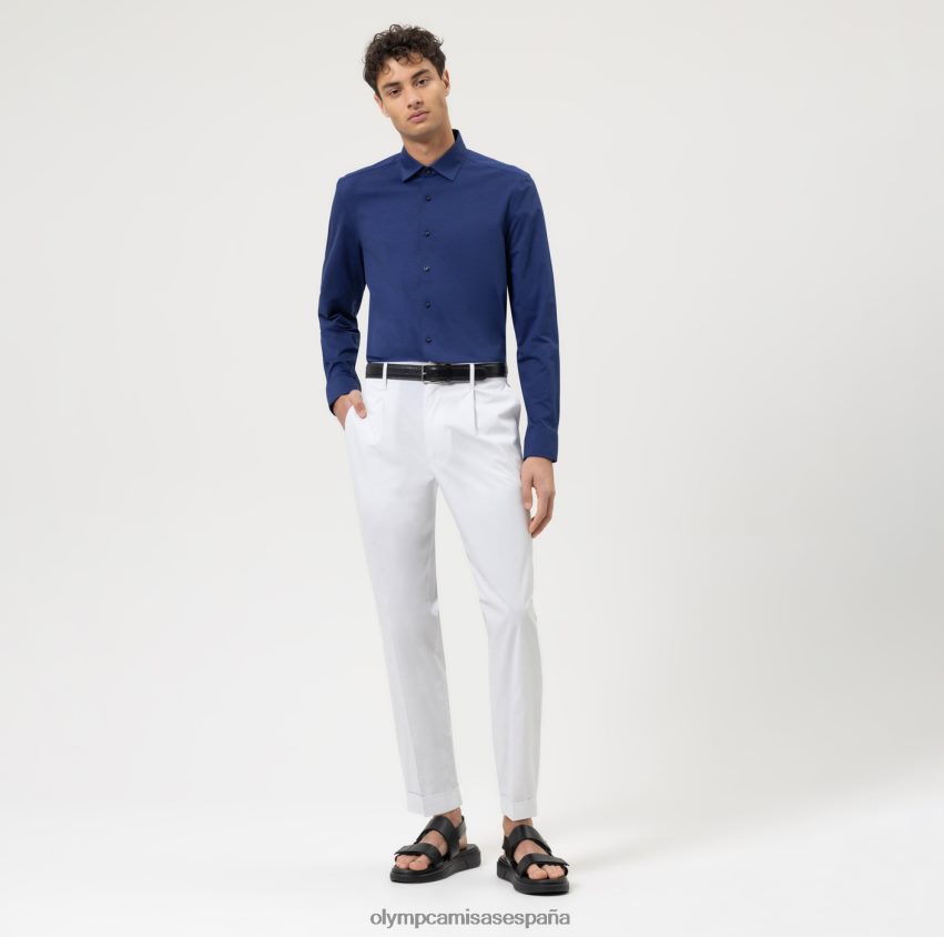 ropa OLYMP nivel cinco 24/7 body fit, camisa de negocios, nueva york kent, royal 8N2F375