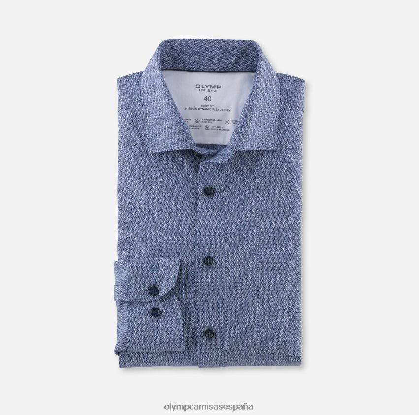 ropa OLYMP nivel cinco 24 horas al día, 7 días a la semana, camisa de negocios, kent moderno, real 8N2F390