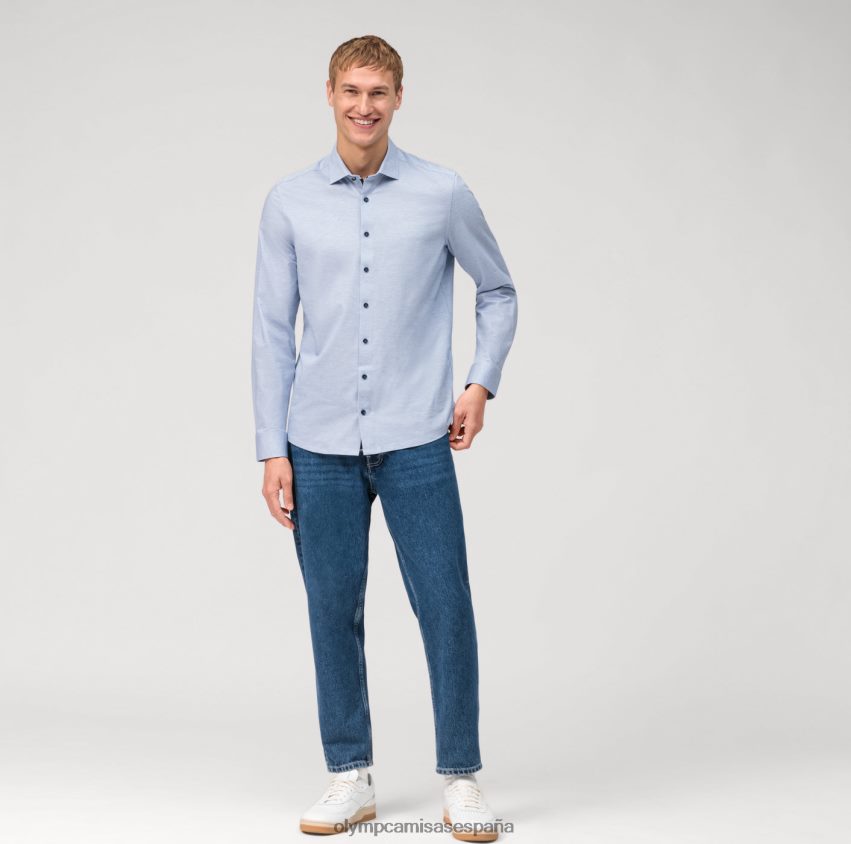 ropa OLYMP nivel cinco 24 horas al día, 7 días a la semana, camisa de negocios, kent moderno, real 8N2F523