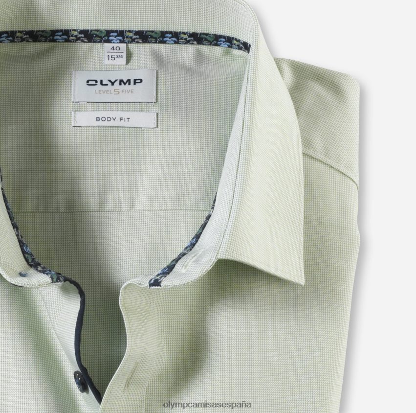 ropa OLYMP nivel cinco en forma corporal, camisa de negocios, nueva york kent, lima 8N2F749