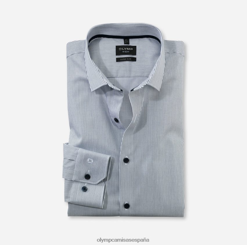 ropa OLYMP No. seis super slim, camisa de negocios, kent moderno, marino 8N2F173