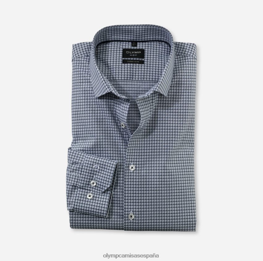 ropa OLYMP No. seis super slim, camisa de negocios, kent moderno, marino 8N2F26