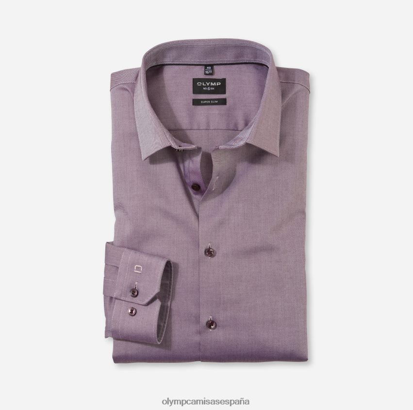 ropa OLYMP No. seis super slim, camisa de negocios, kent urbano, chianti 8N2F136