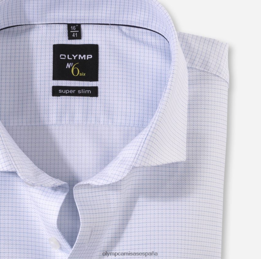 ropa OLYMP No. seis super slim, camisa de negocios, royal kent, blanco 8N2F78