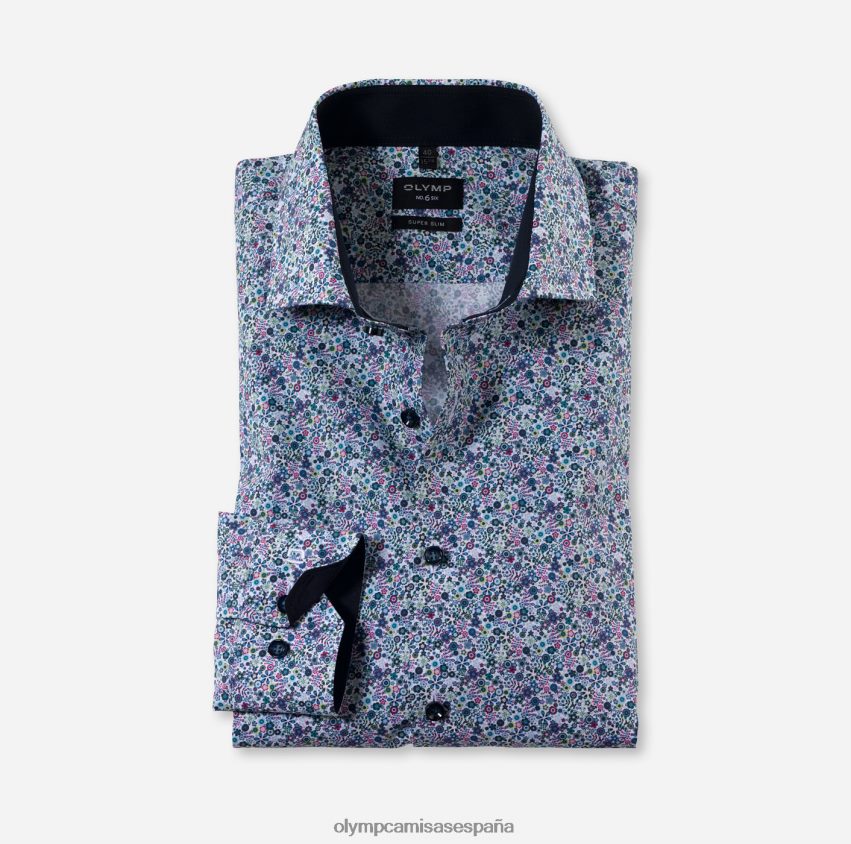 ropa OLYMP No. seis super slim, camisa de negocios, royal kent, lima 8N2F229