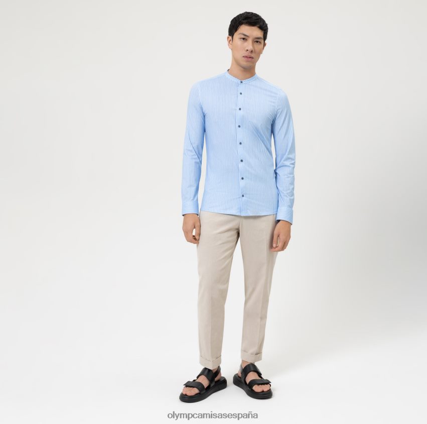 ropa OLYMP No. six 24/7 super slim, camisa business, cuello alto, azul 8N2F11
