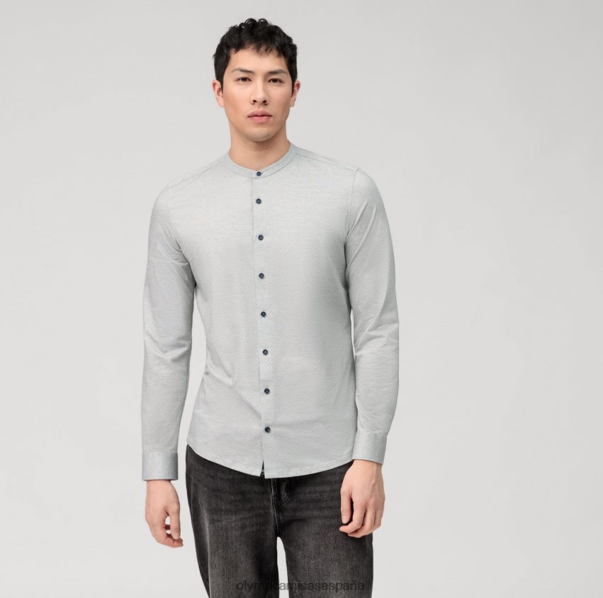 ropa OLYMP No. six 24/7 super slim, camisa business, cuello alto, verde oliva 8N2F58