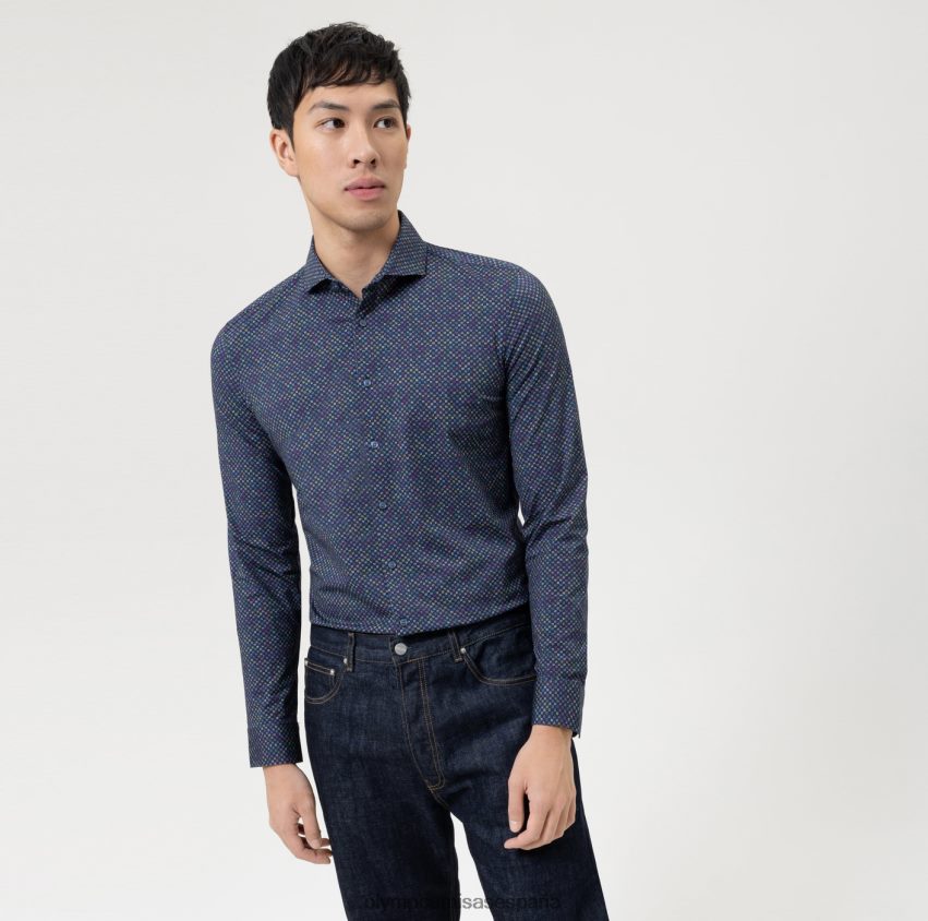 ropa OLYMP No. six 24/7 super slim, camisa business, cutaway, lima 8N2F4