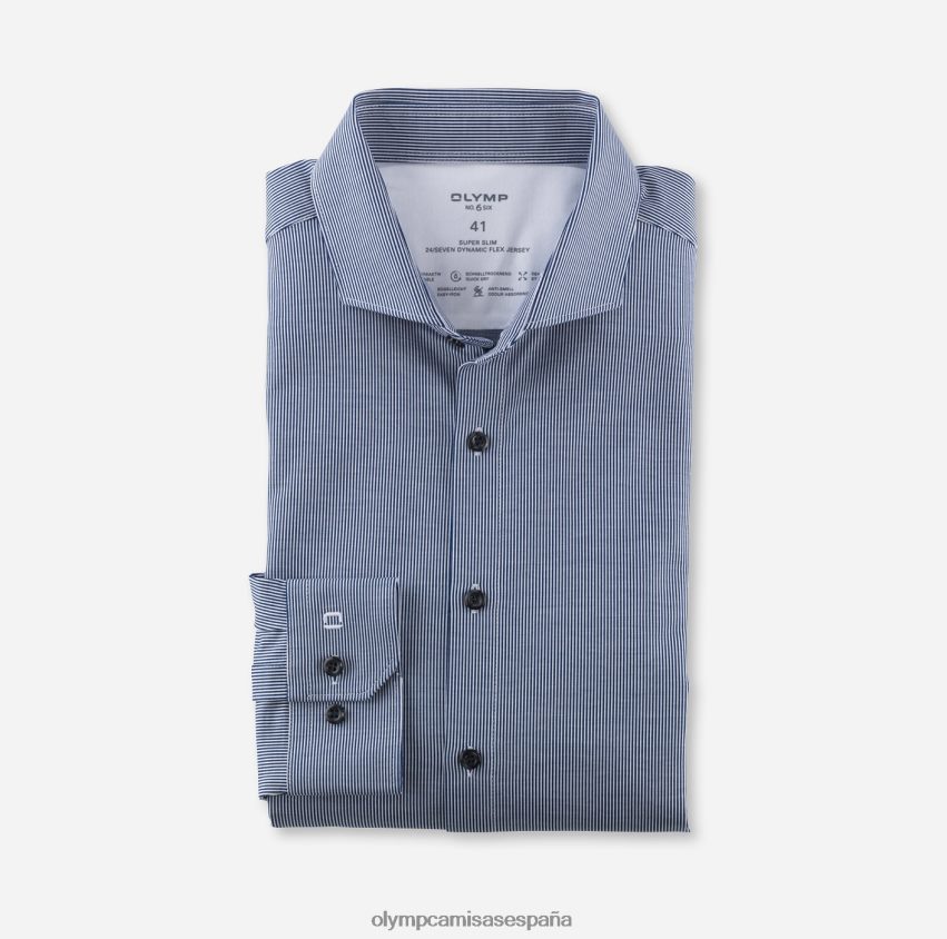 ropa OLYMP No. six 24/7 super slim, camisa business, cutaway, royal 8N2F88