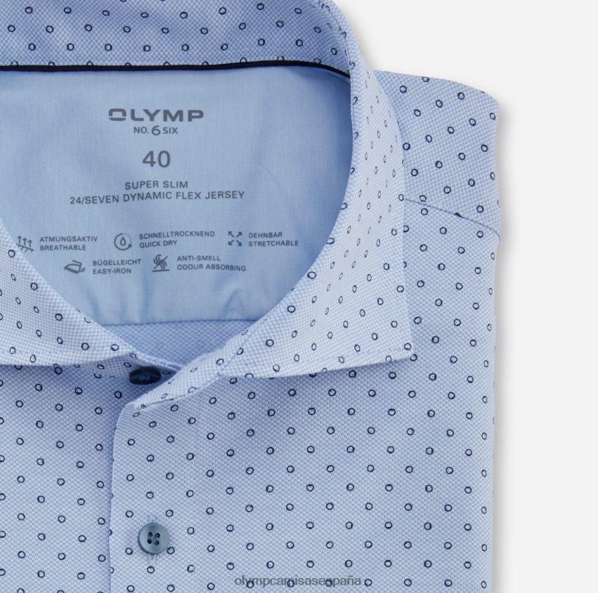 ropa OLYMP No. six 24/7 super slim, camisa business, kent, azul 8N2F142