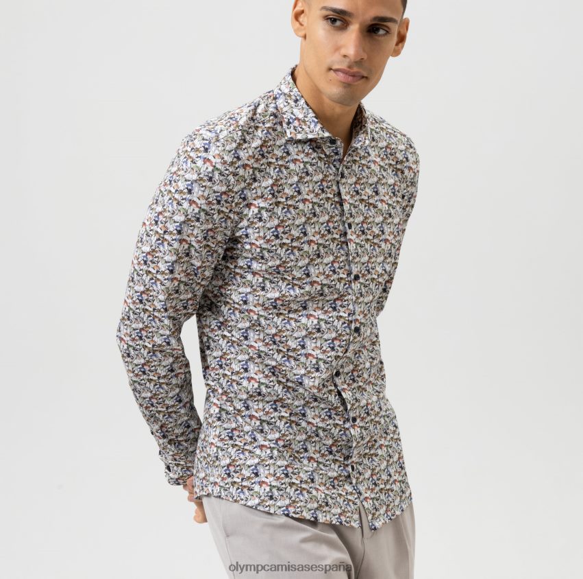 ropa OLYMP No. six 24/7 super slim, camisa business, kent, blanco 8N2F166