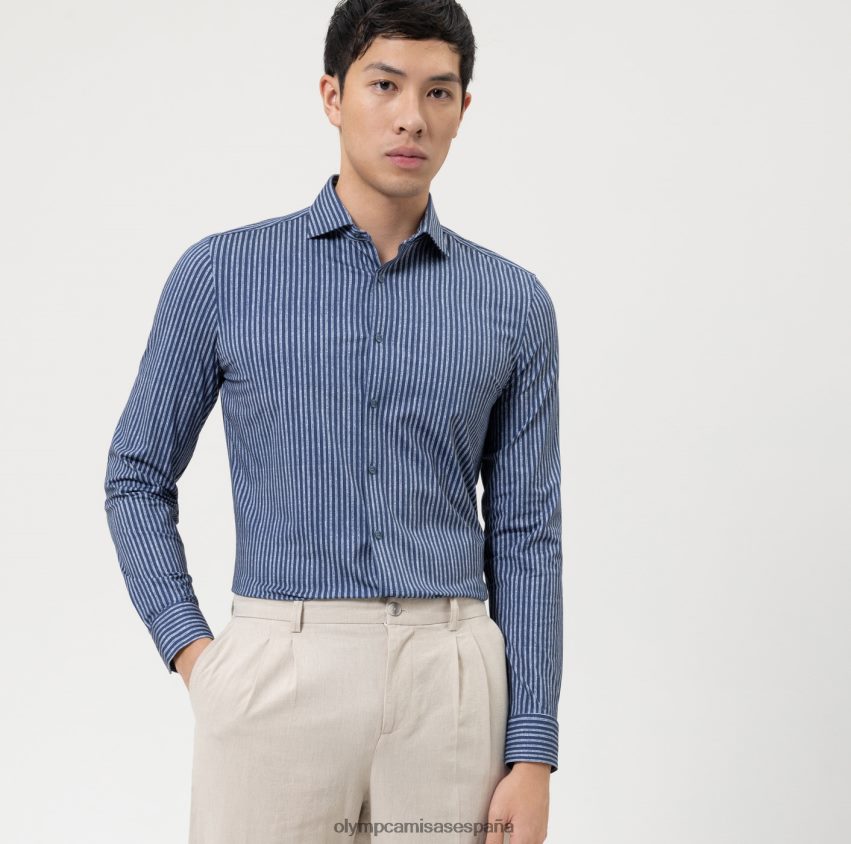 ropa OLYMP No. six 24/7 super slim, camisa business, kent, marine 8N2F105