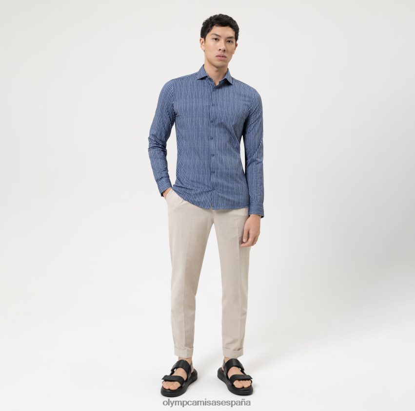 ropa OLYMP No. six 24/7 super slim, camisa business, kent, marine 8N2F105
