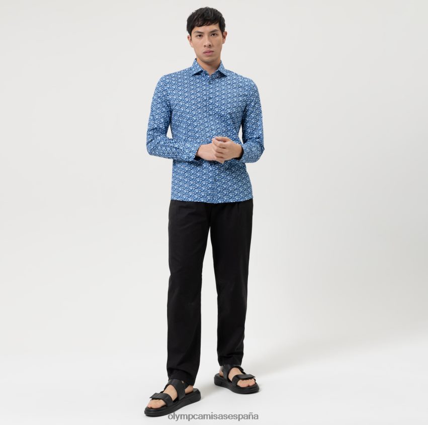ropa OLYMP No. six 24/7 super slim, camisa business, kent, marine 8N2F138